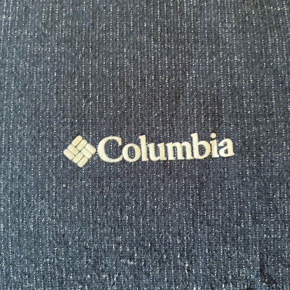 COLUMBIA Omni-Wick 1/4 Zip Blue Size Large - Picture 7 of 8